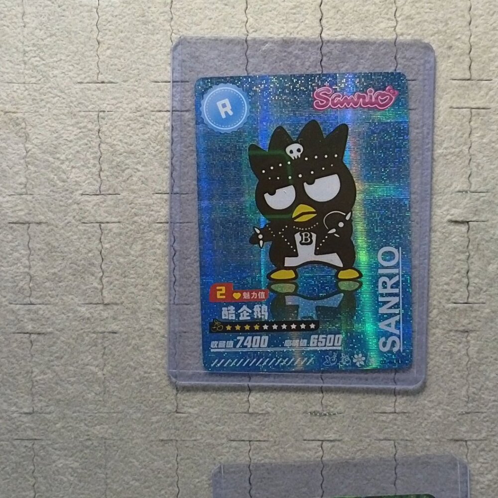 Sanrio Batz-Maru Wave 6 Booser Set - 8 Piece With Top Load Sleeve - Picture 5 of 13